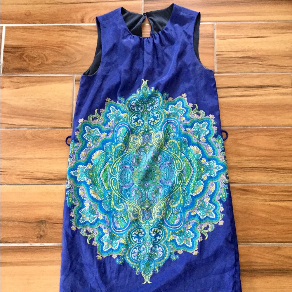 Zara Basic Blue Shift dress